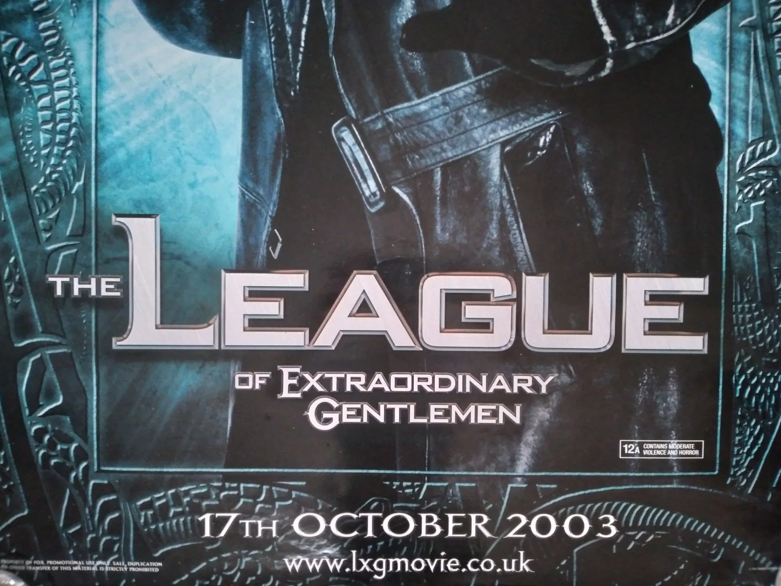 The League of Extraordinary Gentlemen original movie 2003 poster US one sheet, изображение 4