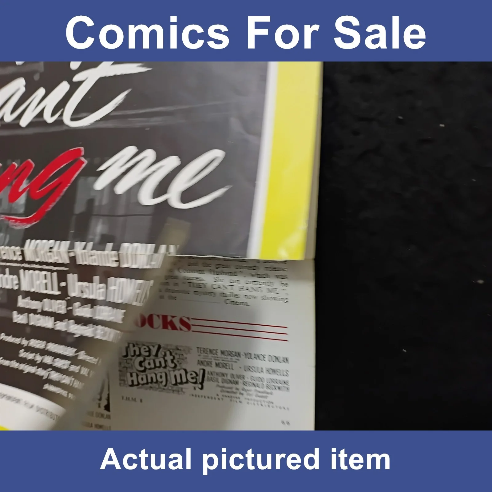Terence Morgan- They Can't Hang Me - UK Film Campaign Book (LOT#14475), изображение 5