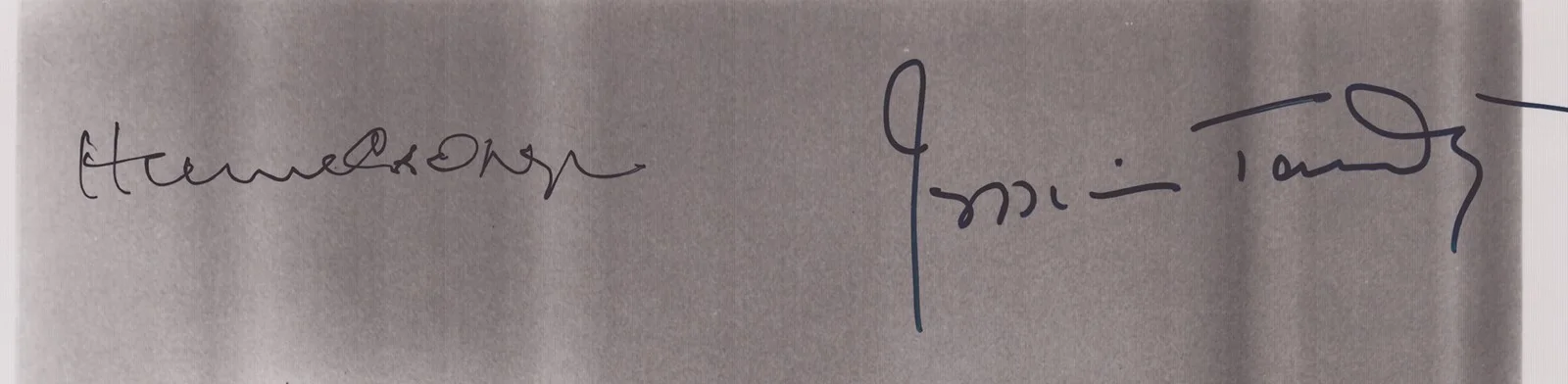 Jessica Tandy, Hume Cronyn — JESSICA TANDY - AUTOGRAPHED SIGNED PHOTOGRAPH CO-SIGNED BY: HUME CRONYN, изображение 2