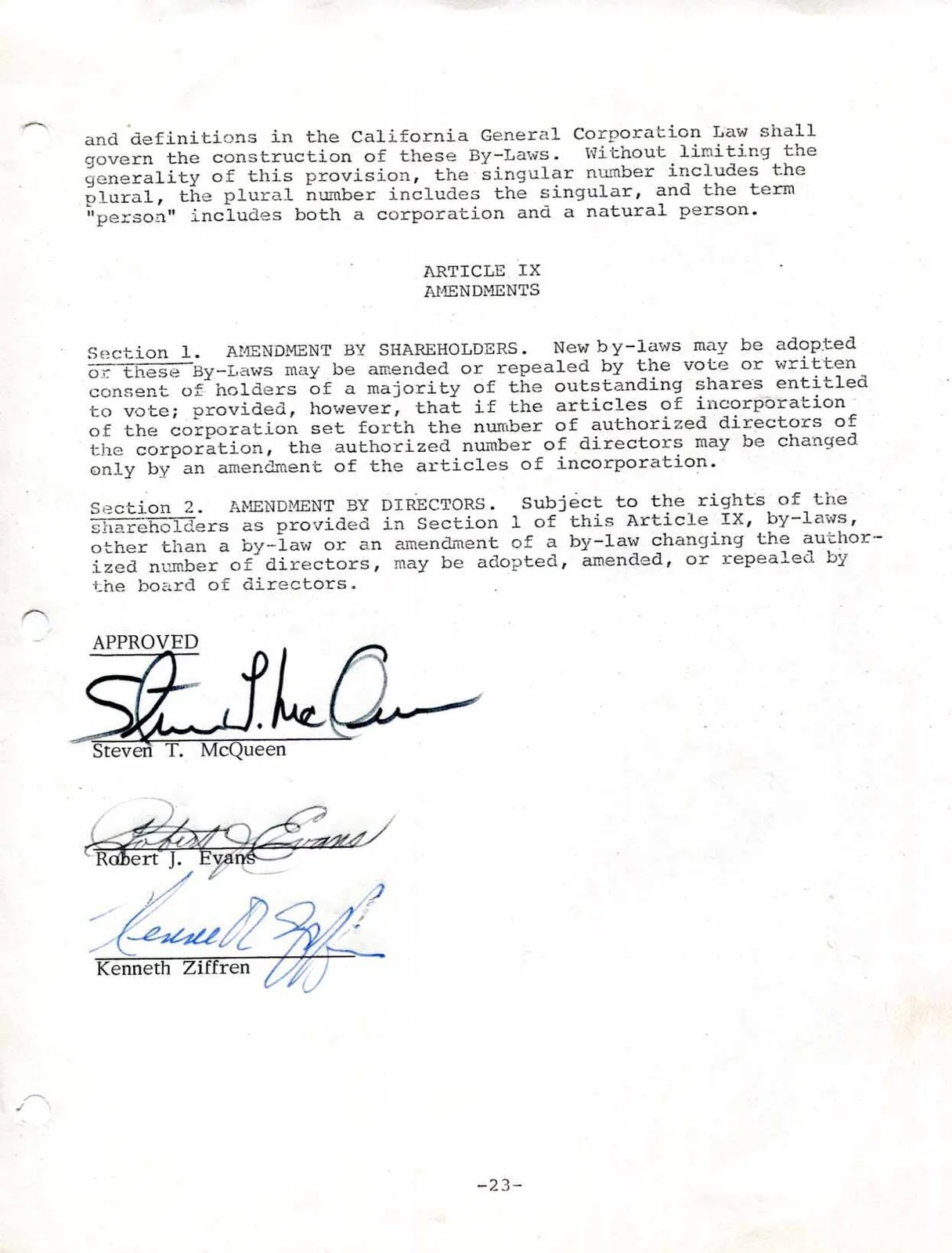 ACTOR Steve McQueen (+) autograph, document signed, image 3