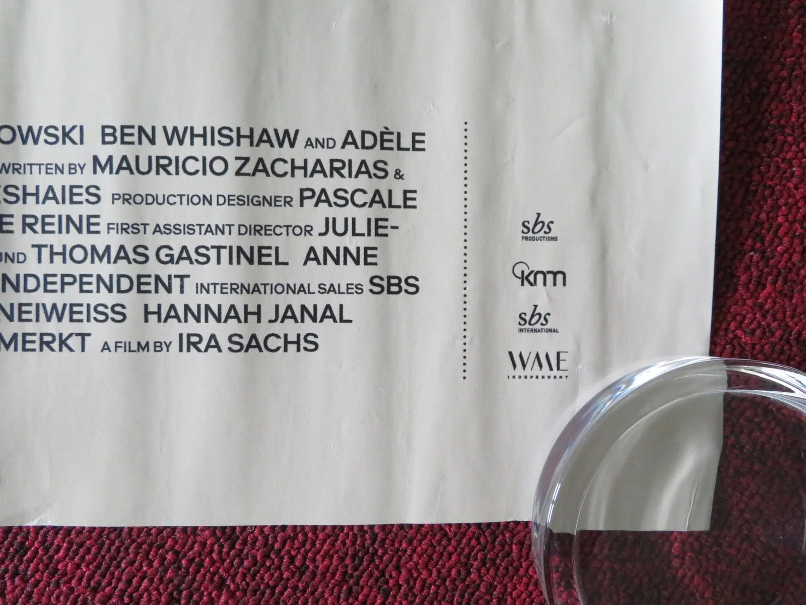 PASSAGES UK QUAD ROLLED POSTER BEN WHISHAW FRANK WOGOWSKI 2023, изображение 5