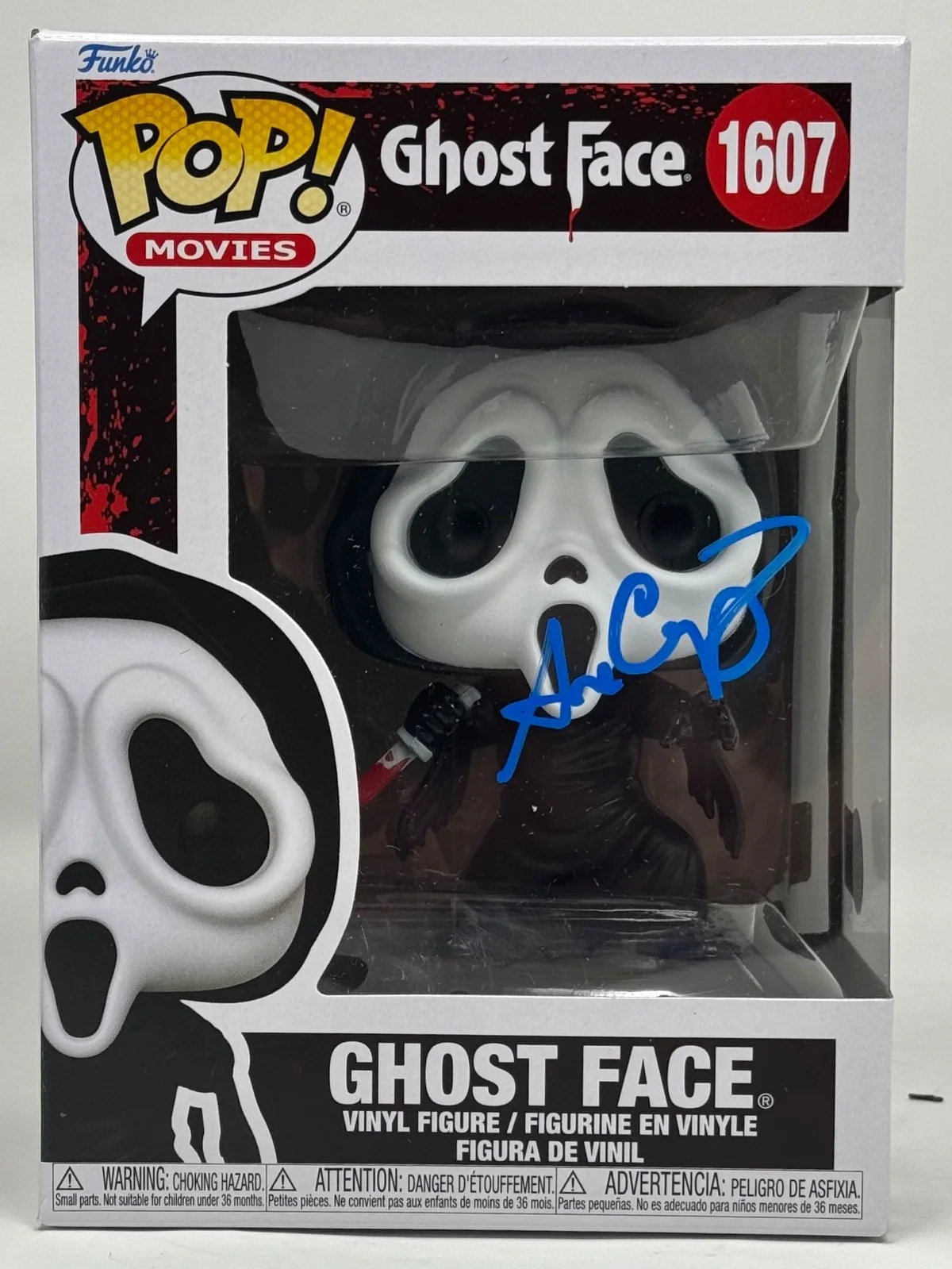 Anna Camp — Anna Camp Signed Scream 7 Ghost Face Funko Pop 1607 Autograph Horror Beckett COA, изображение 2