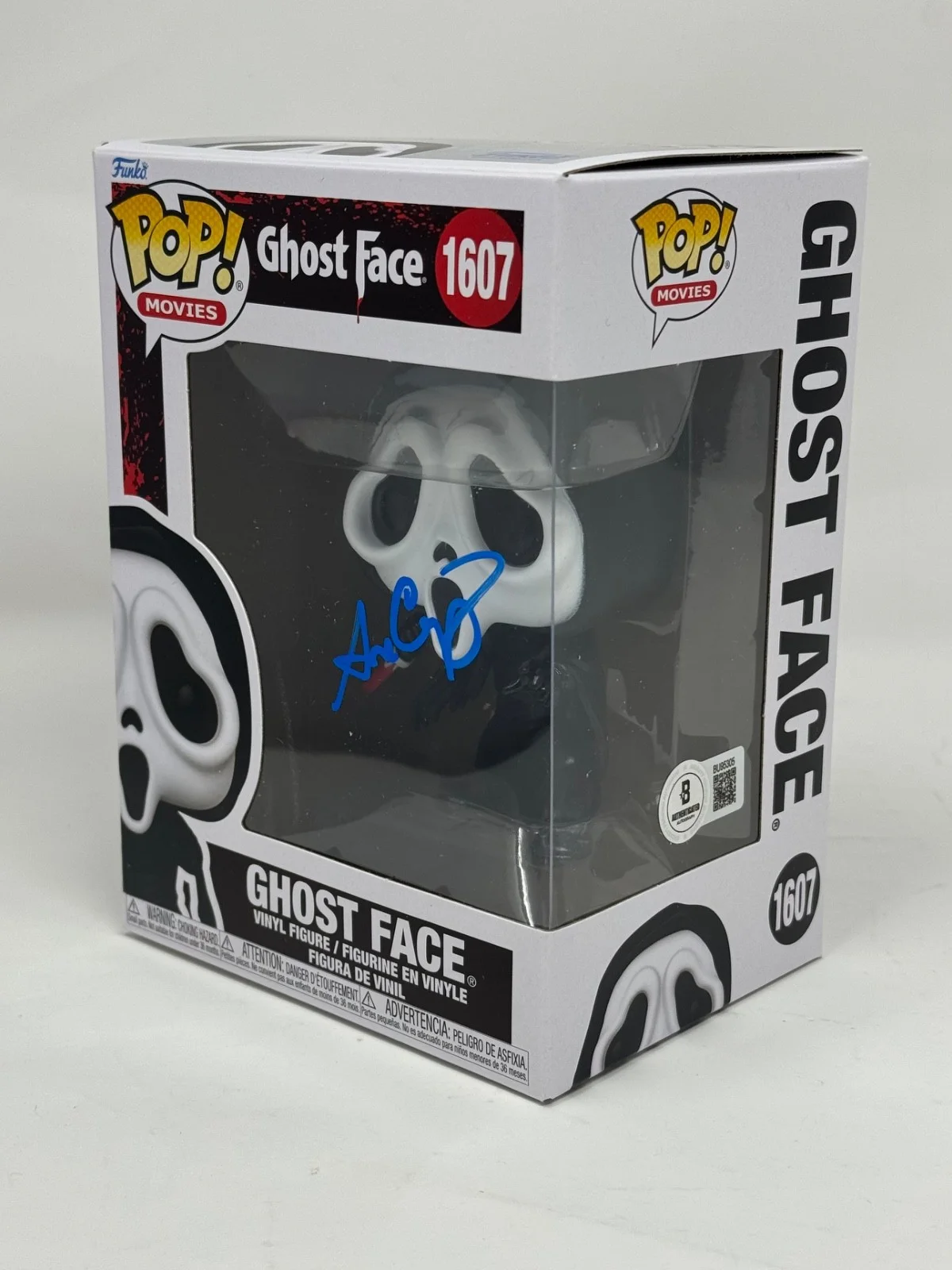 Anna Camp — Anna Camp Signed Scream 7 Ghost Face Funko Pop 1607 Autograph Horror Beckett COA, изображение 3