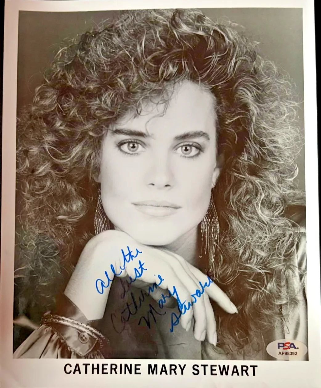 Catherine Mary Stewart — CATHERINE MARY STEWART SIGNED AUTOGRAPHED 8X10 PHOTO RARE PSA COA A