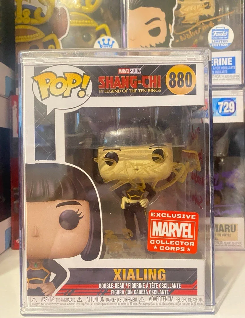 Meng'er Zhang — Meng'er Zha Signed Autographed Xialing Shang Chi Funko Pop 846 Menger JSA COA, изображение 5