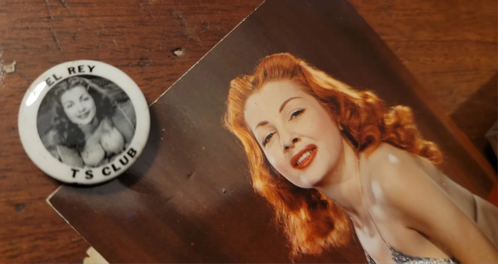 Tempest Storm Strip Sexy Busty Fan Club Card + PIN PINBACK 1950's Burlesque STAR, изображение 2