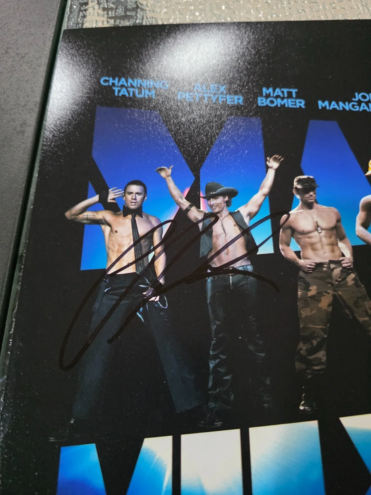 Channing Tatum — Channing Tatum Magic Mike 12x18 Photo JSA COA, image 2