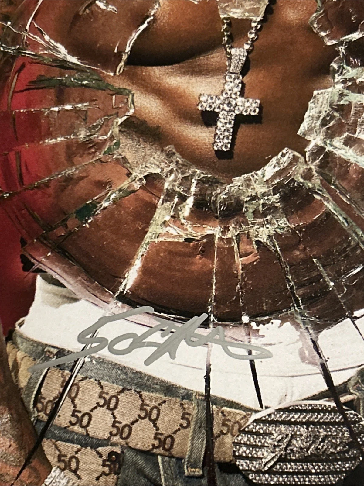 Álbum de vinil autografado Get Rich Or Die Tryin 50 centavos certificado JSA, изображение 2