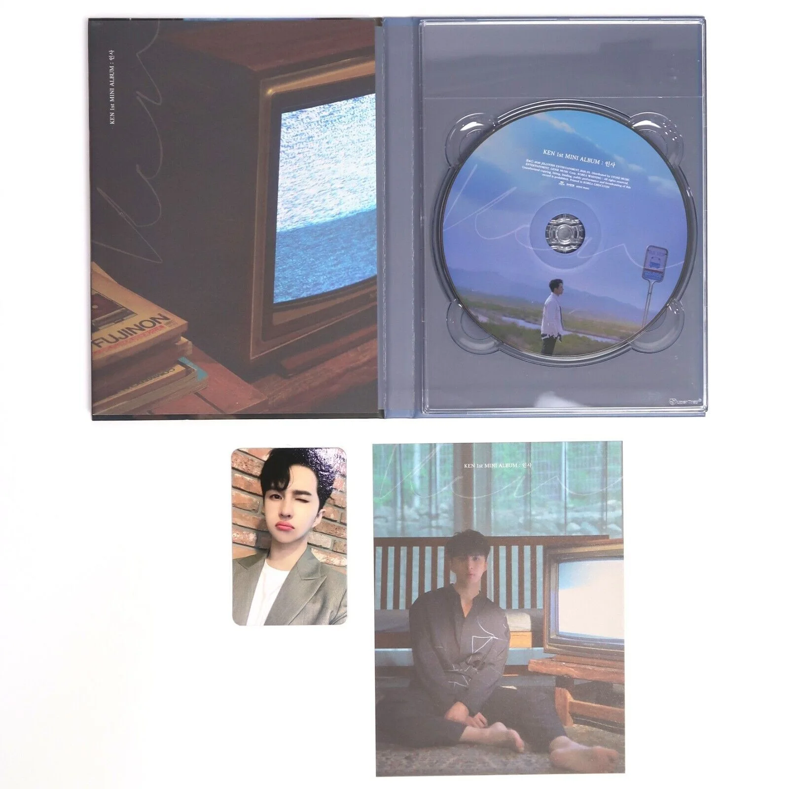 Ken - Greeting 1st Mini Album Signed Autographed CD Album Vixx K-Pop 인사, image 2