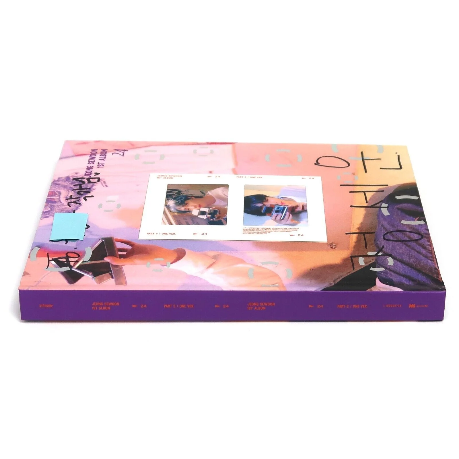 Jeong Sewoon - 24 [One Ver.] 1st Album Signed Autographed CD Promo K-Pop 2020, изображение 5