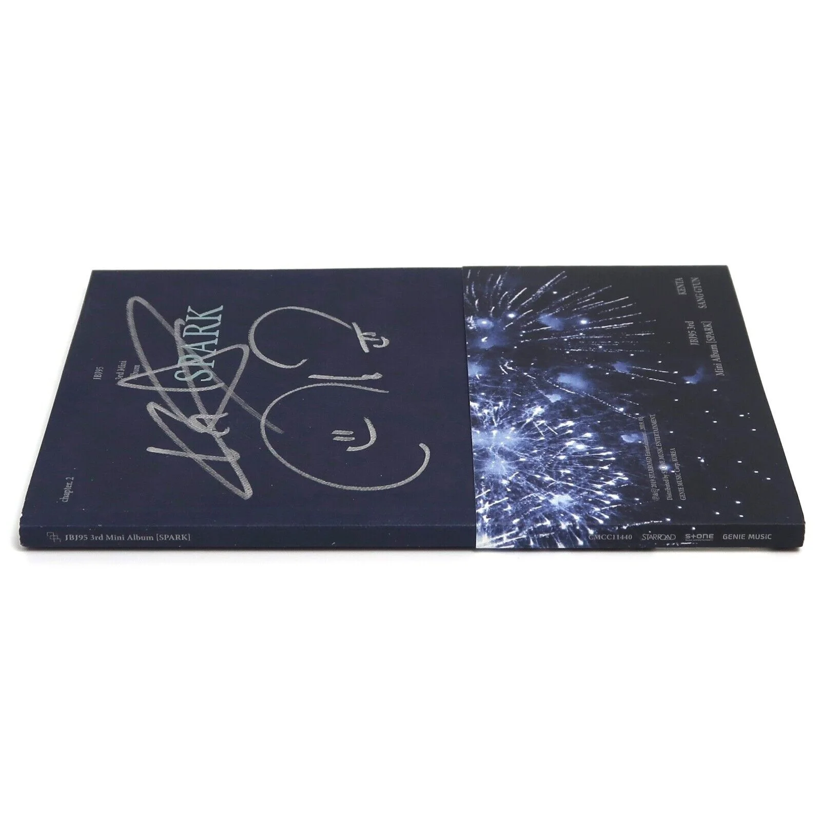JBJ95 - Spark [Chapter 2] 3rd Mini Album Signed CD Promo 2019 Kenta Sanggyun, image 4