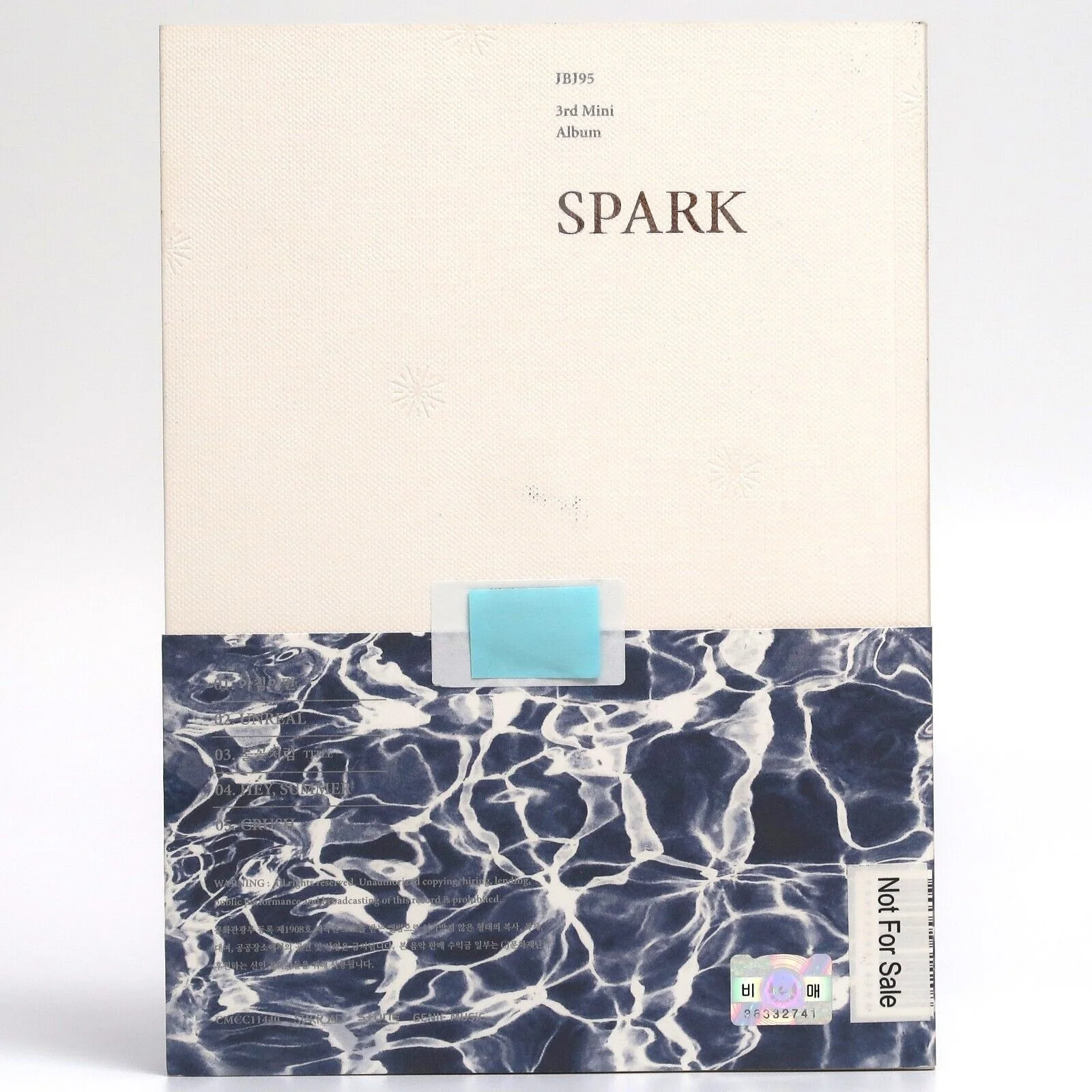 JBJ95 - Spark [Chapter 1] 3rd Mini Album Signed CD Promo 2019 Kenta Sanggyun, image 2