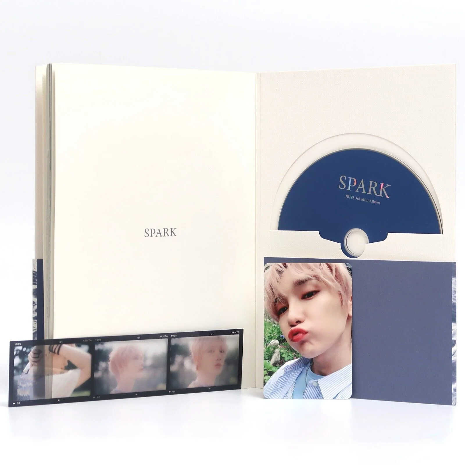 JBJ95 - Spark [Chapter 1] 3rd Mini Album Signed CD Promo 2019 Kenta Sanggyun, image 3