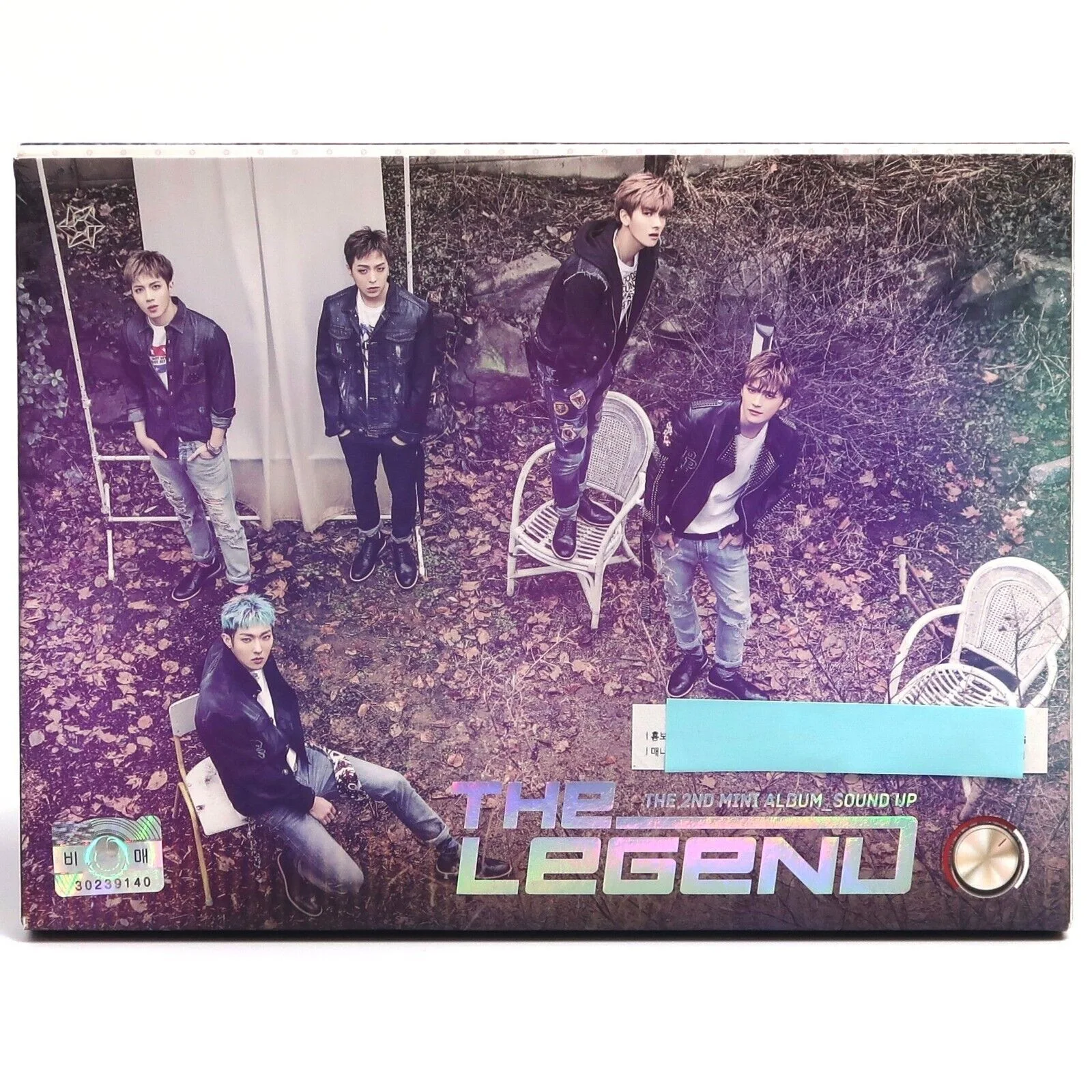 The Legend - Sound Up 2nd Mini Album Signed CD Promo K-Pop 2016, изображение 2
