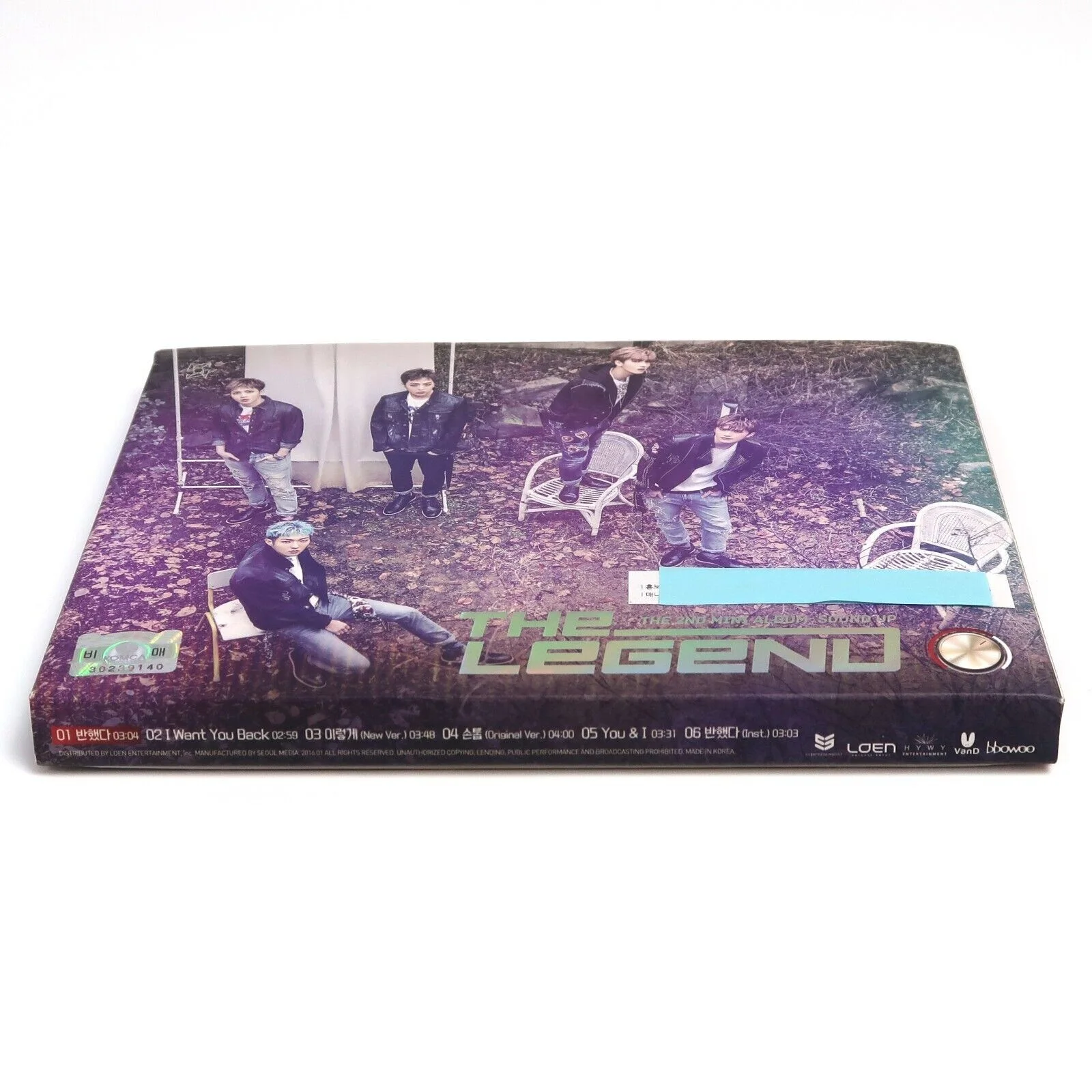 The Legend - Sound Up 2nd Mini Album Signed CD Promo K-Pop 2016, изображение 3