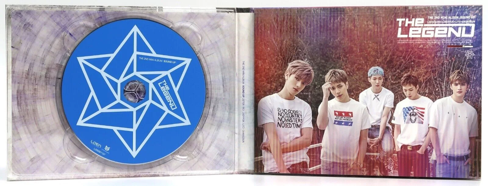 The Legend - Sound Up 2nd Mini Album Signed CD Promo K-Pop 2016, изображение 5