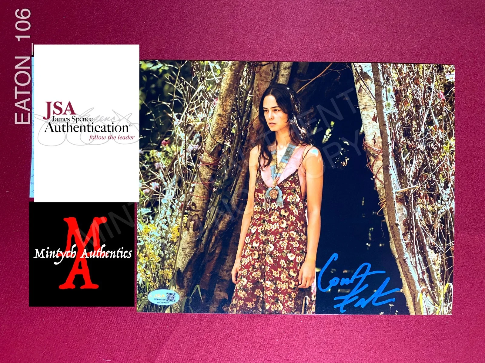 Courtney Eaton — Courtney Eaton autographed signed 8x10 photo Yellowjackets Teen Lottie JSA COA