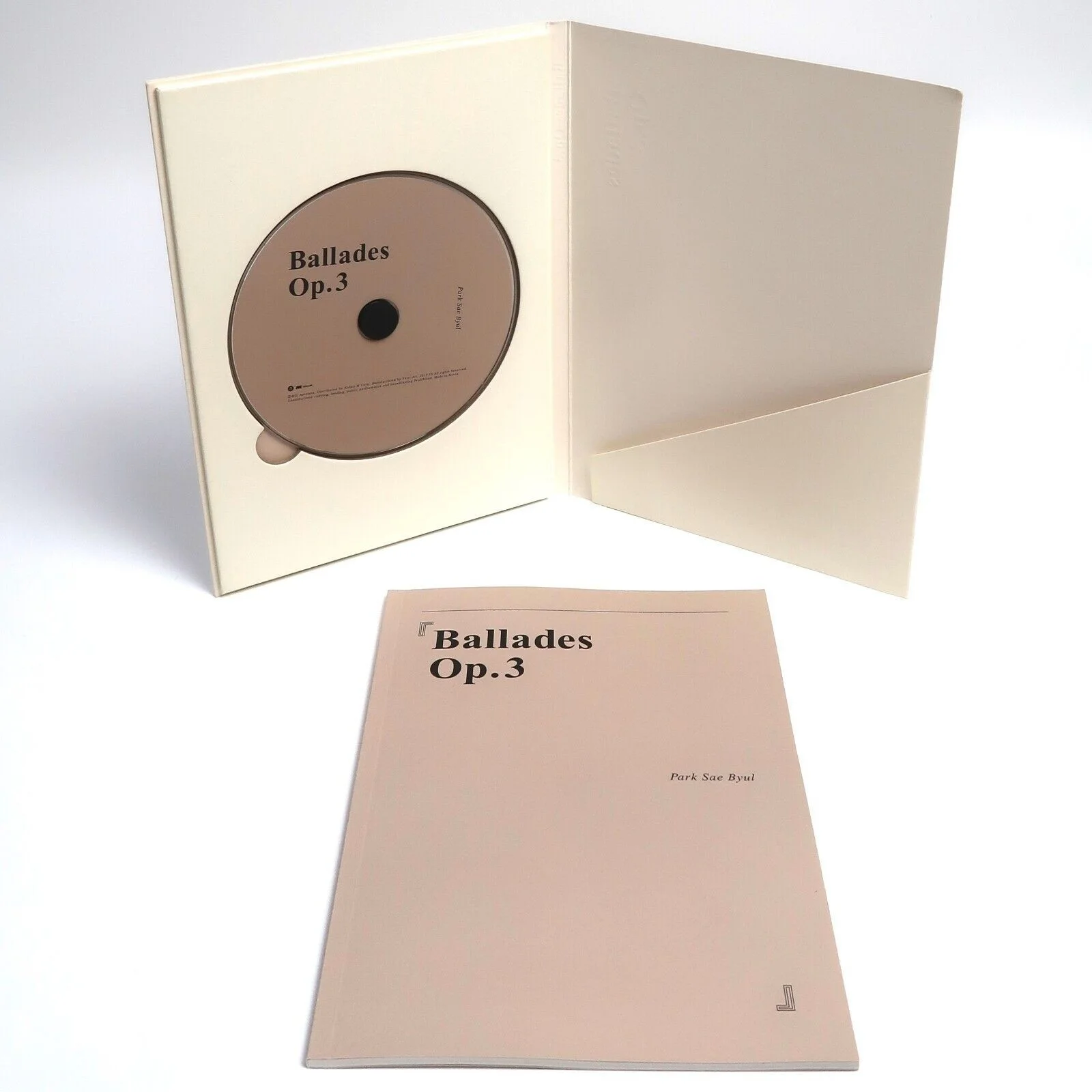 Park Sae Byul - Ballades Op. 3 Signed Autographed Album CD Promo Indie K-Pop, изображение 5