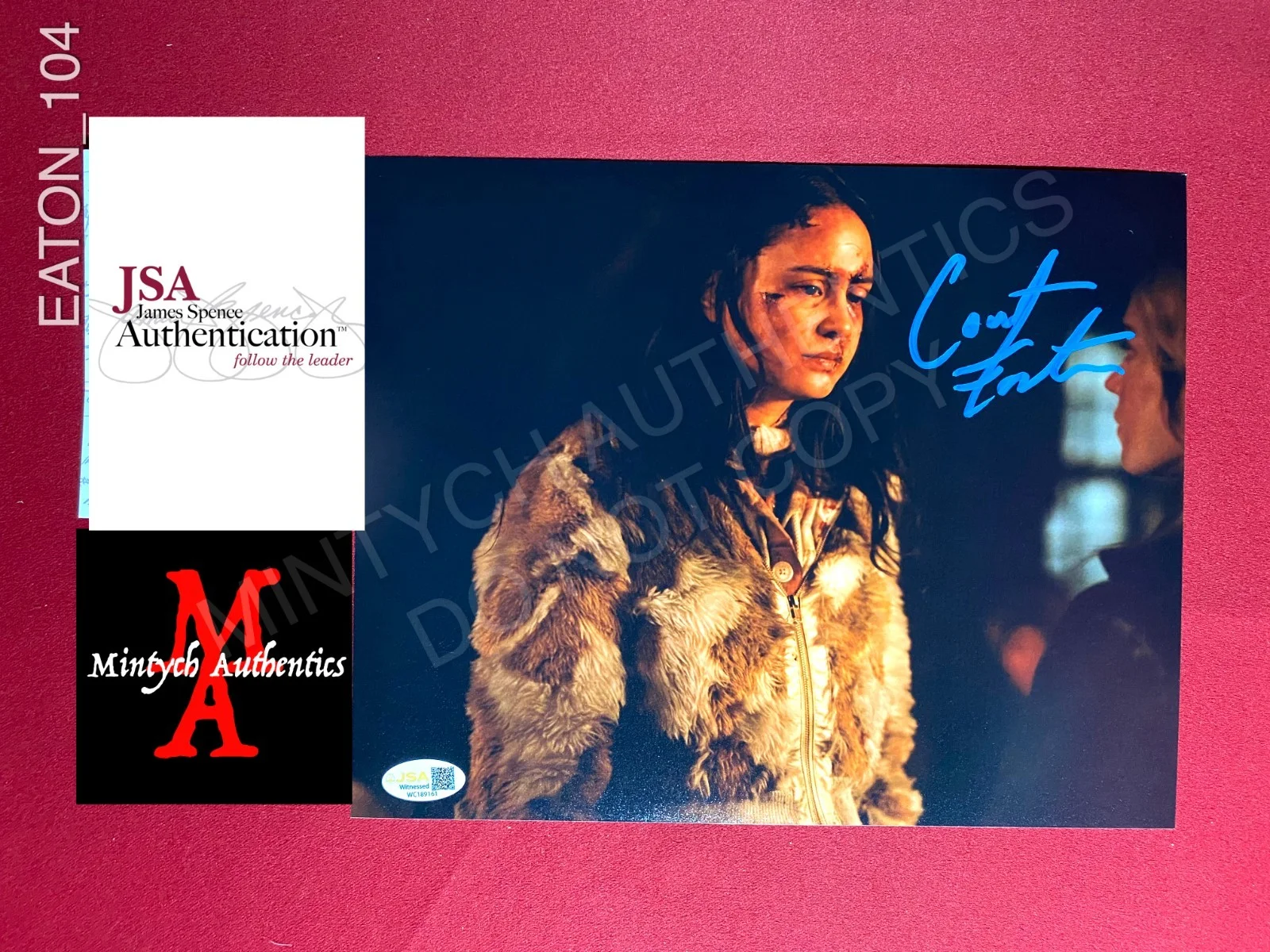 Courtney Eaton — Courtney Eaton autographed signed 8x10 photo Yellowjackets Teen Lottie JSA COA
