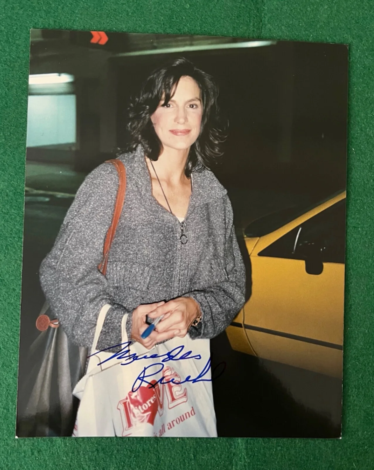 Mercedes Ruehl — Mercedes Ruehl autographed 8”X10” color photo. Includes COA