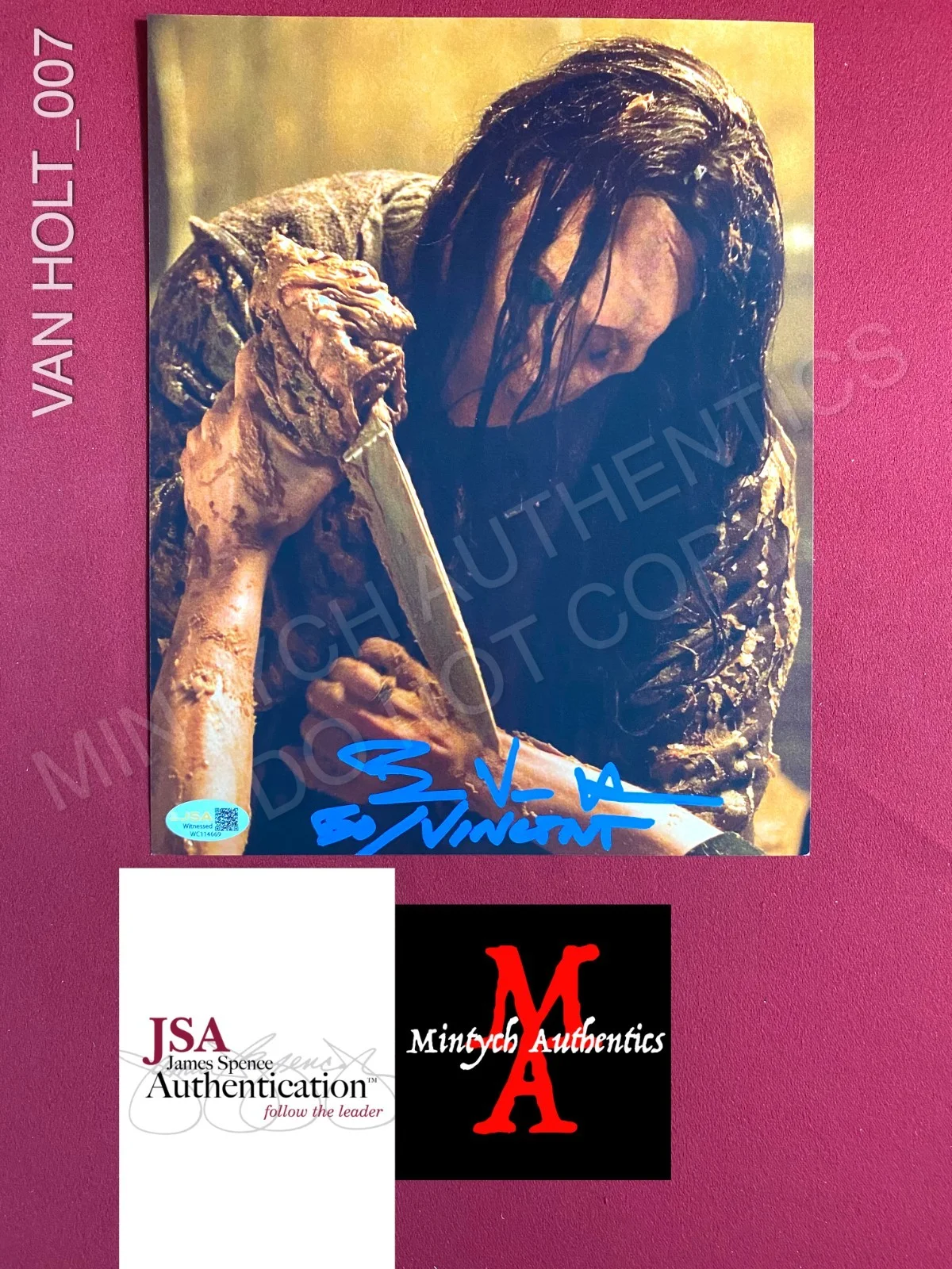 Brian Van Holt — Brian Van Holt autographed signed 8x10 photo House of Wax JSA COA