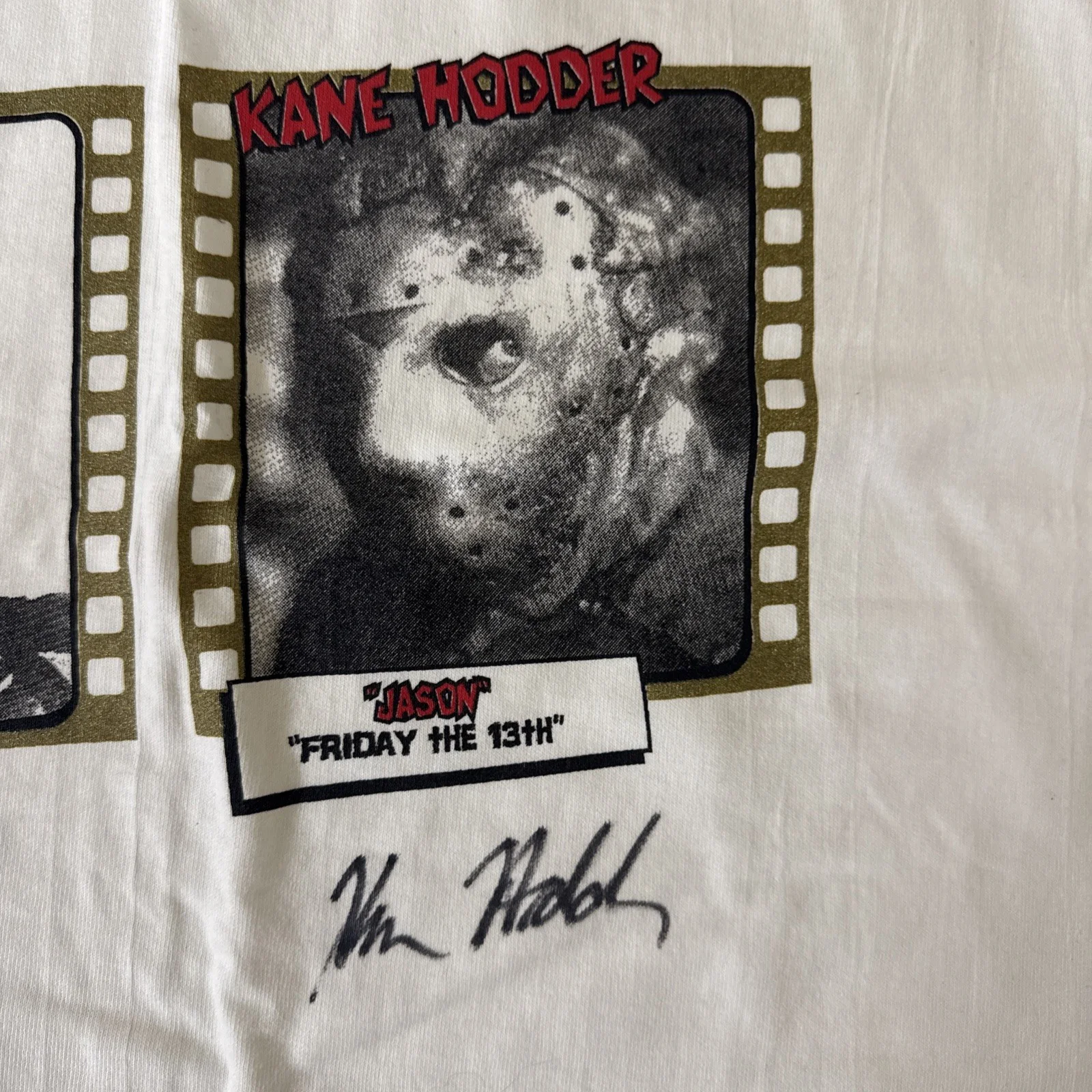 Linda Blair — Fright Zone Signed Shirt Gunnar Hansen, Linda Blair, Doug Bradley, Kane Hodder, image 5