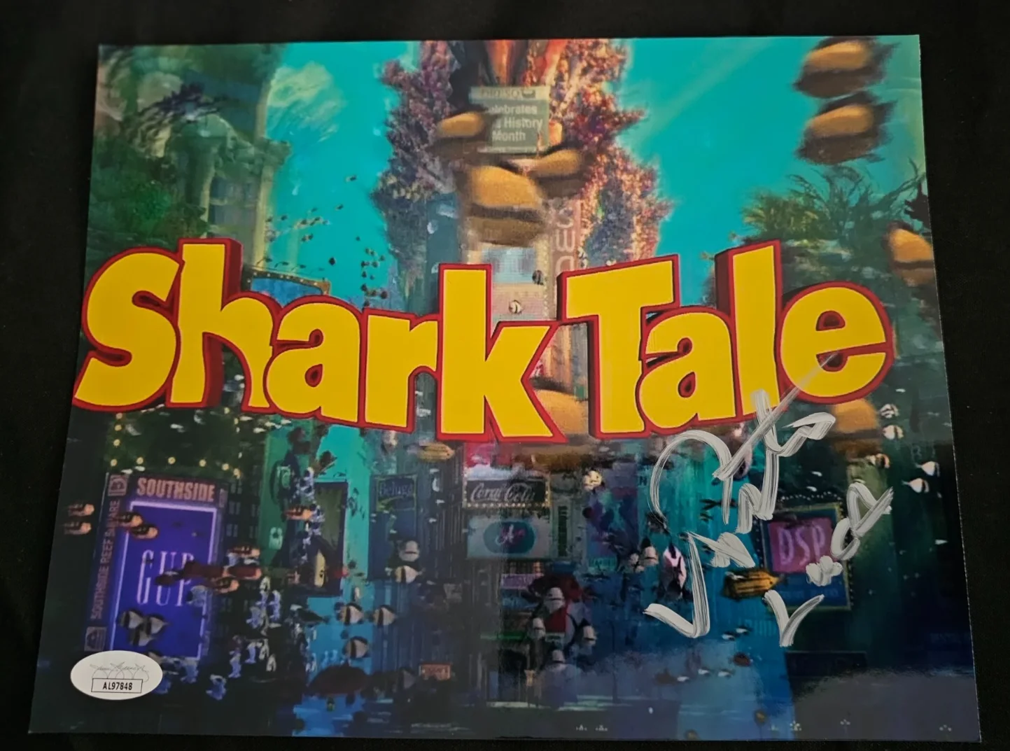 Vincent Pastore — Vincent Pastore Shark Tale Hand Signed 8x10 Photo Autograph Sopranos JSA COA