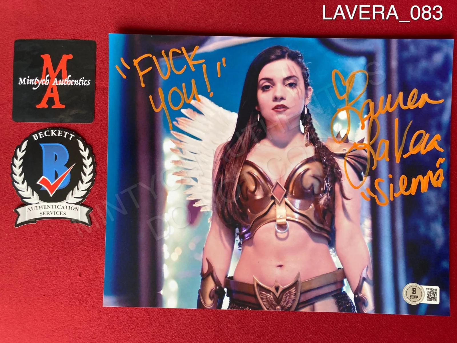 Lauren LaVera — Lauren Lavera autographed signed 8x10 photo Terrifier 2 Sienna Beckett