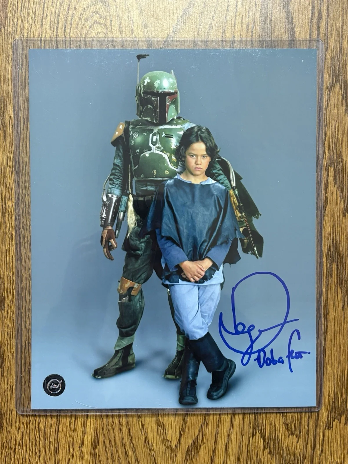 Daniel Logan — Daniel Logan Star Wars Episode II Young Boba Fett Signed 8x10 Photo COA, изображение 2