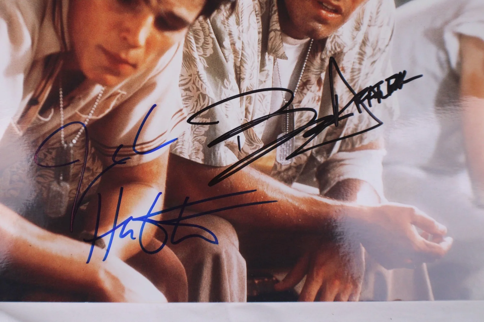 Pearl Harbor Ben Affleck and Josh Hartnett Signed Movie Photo With COA, изображение 5
