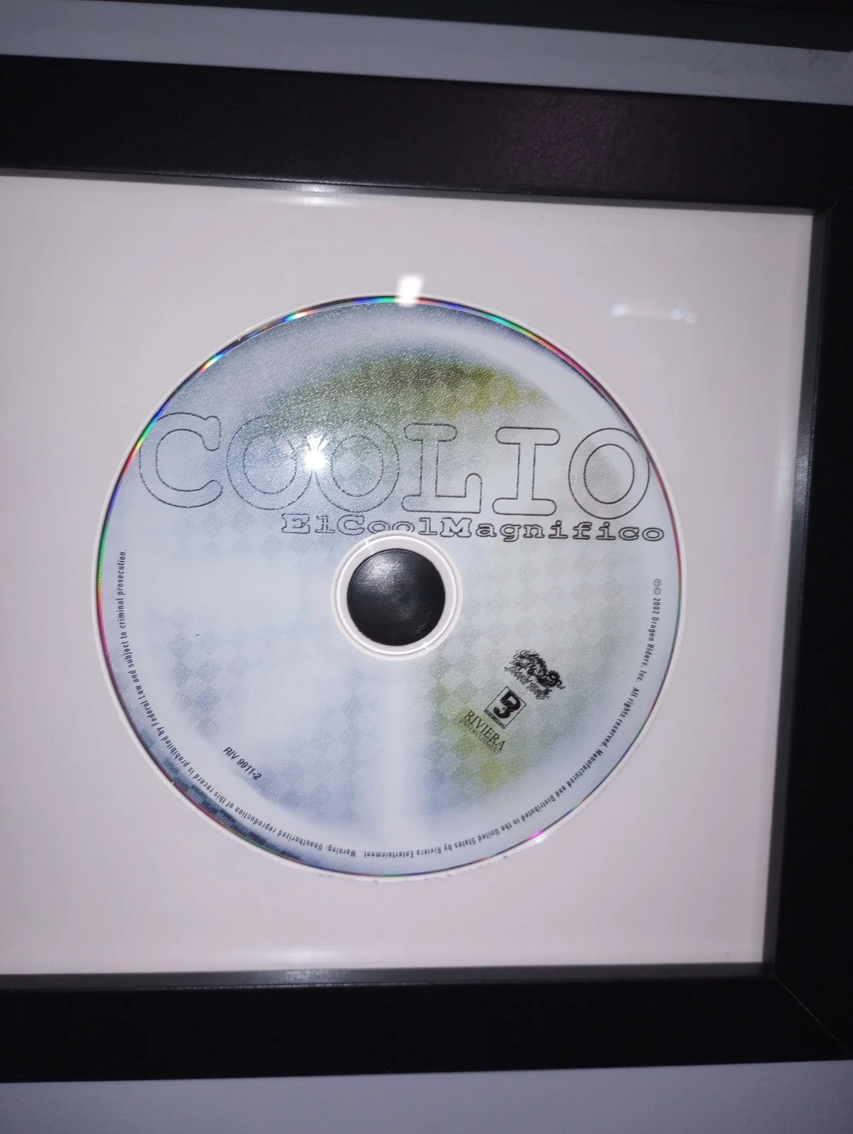 COOLIO SIGNED + FRAMED CD - El Cool Magnifico 2002 - Autographed Booklet - RARE!, image 3