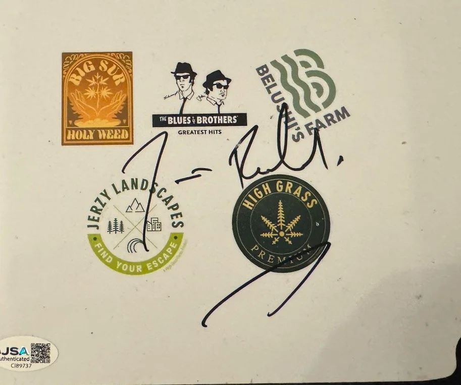 James Jim Belushi — Jim James Belushi SIGNED AUTOGRAPHED Weed Farm Rolling Tray Cover Comedy JSA COA, image 3