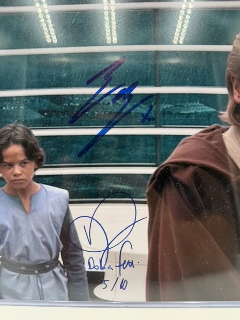 Ewan McGregor, Daniel Logan — Ewan McGregor and Daniel Logan Signed 8x10 Photo Star Wars Boba Beckett BAS, image 4