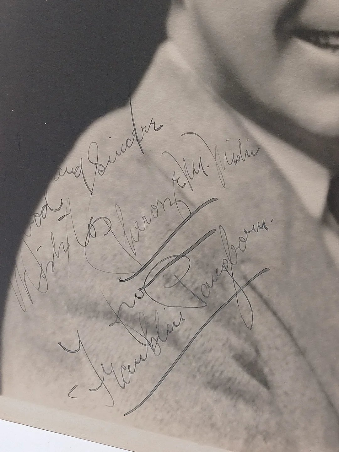 1931 American Actor Franklin Pangborn Autographed ORG Photo 7 3/4 x 10 JRR23, изображение 2