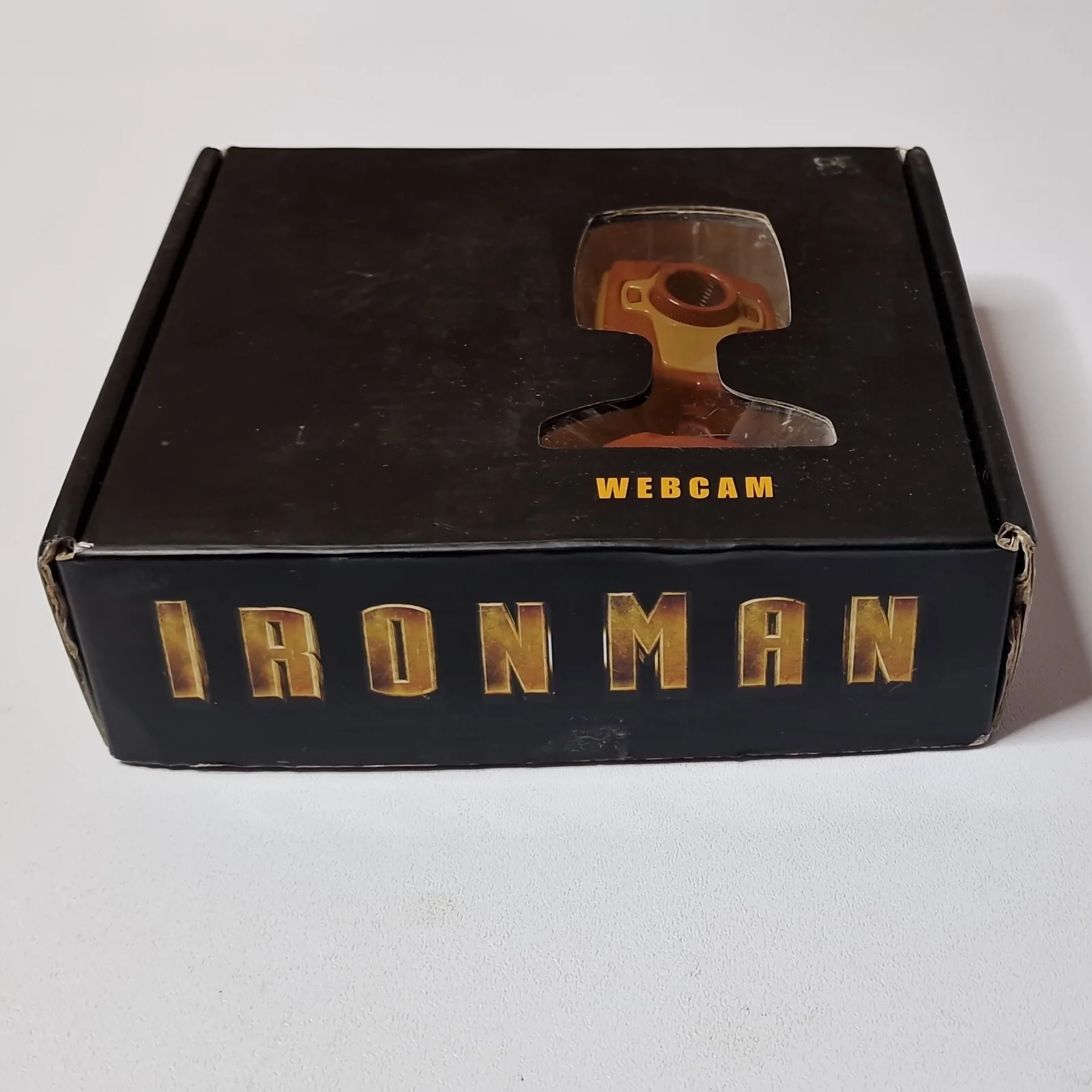 Iron Man Webcam Used Boxed Tested Working has Camera Driver Disc Instructions, image 2