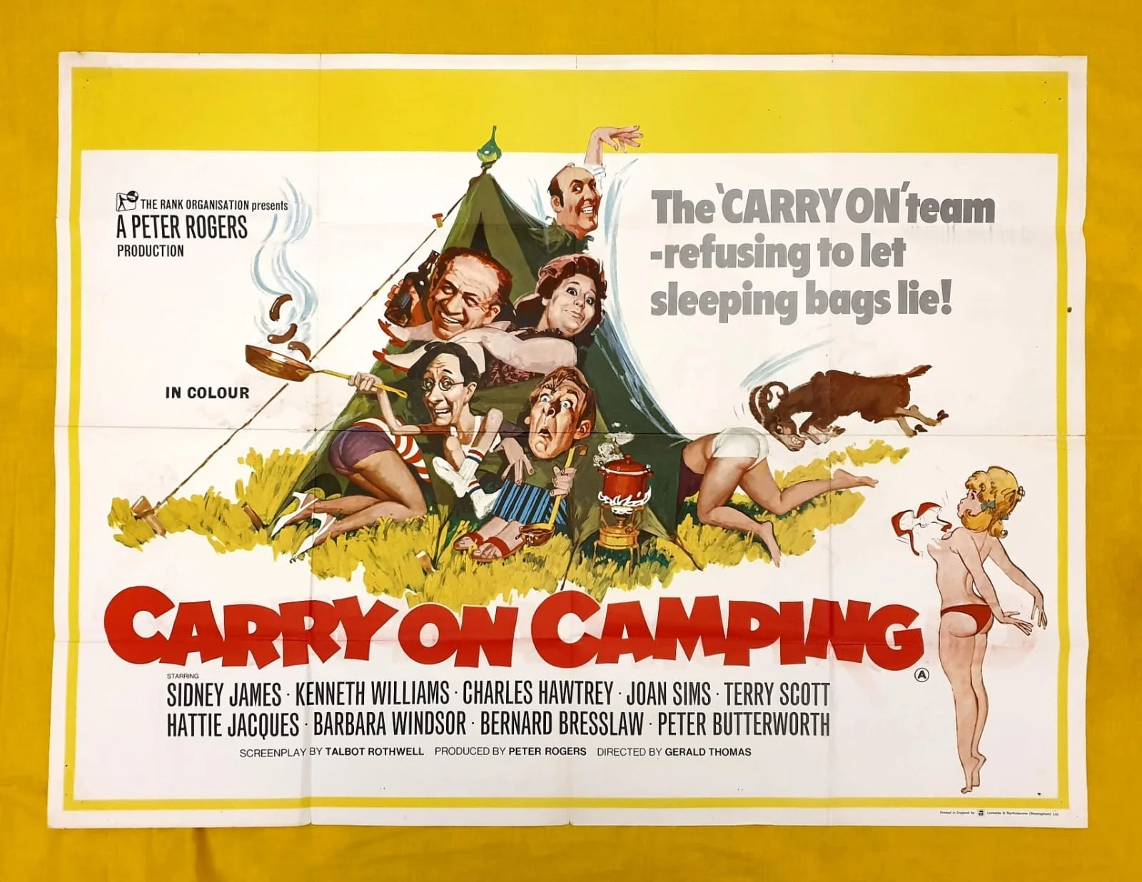 CARRY ON ORIGINAL UK QUAD 16 POSTERS 30x 40 "LINEN,FOLDED ROLLED, изображение 2