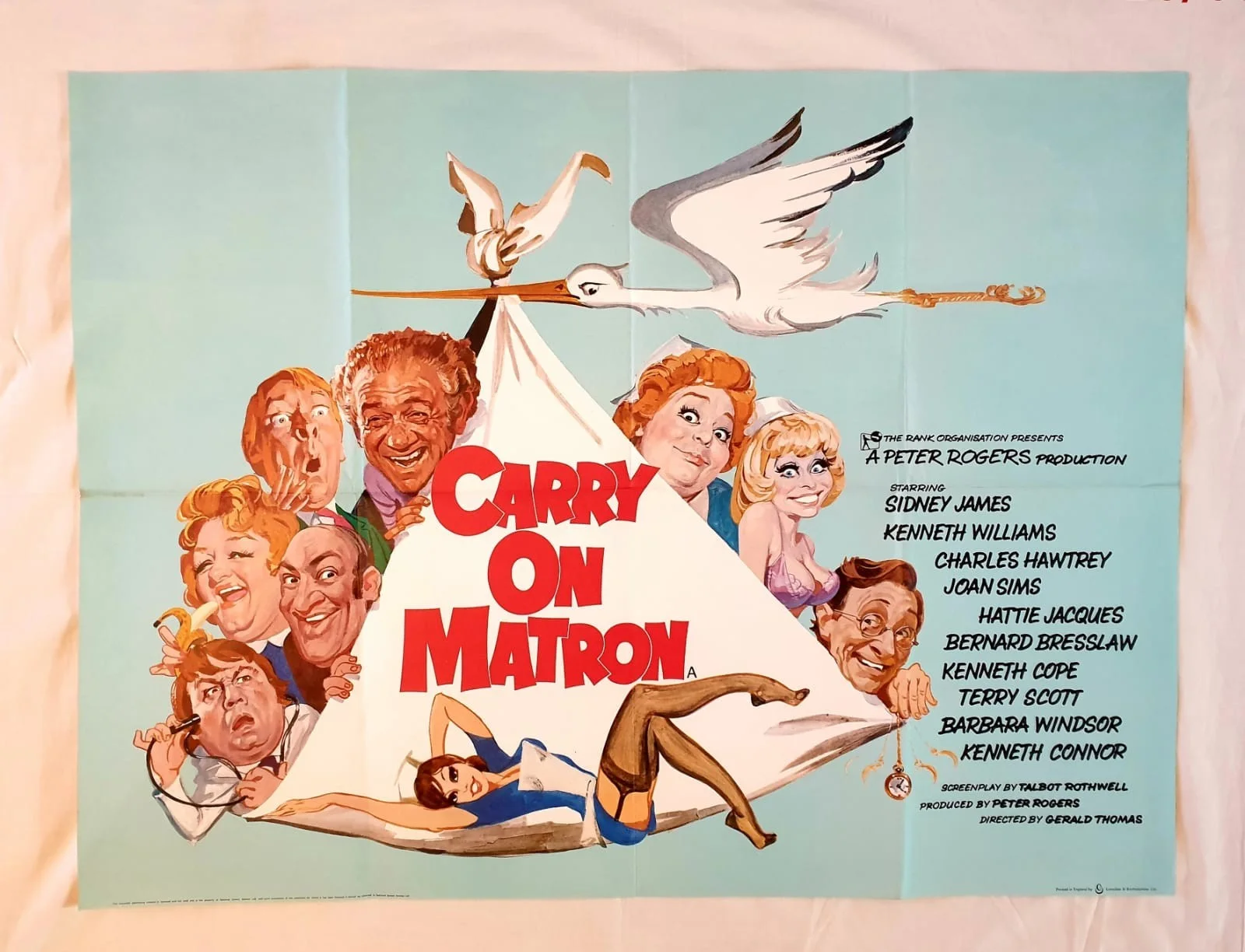 CARRY ON ORIGINAL UK QUAD 16 POSTERS 30x 40 "LINEN,FOLDED ROLLED, изображение 4
