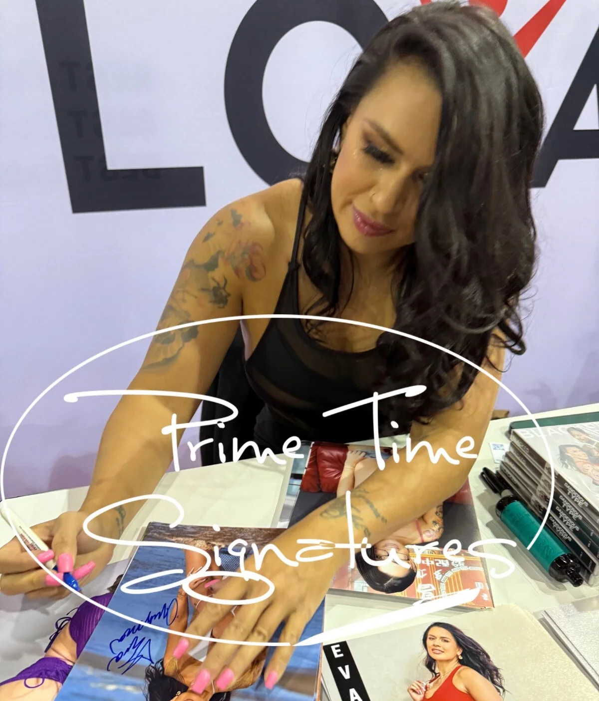 Eva Angelina — Hot Sexy Eva Angelina Signed 8x10 Photo Adult Star Authentic Autograph Beckett, изображение 2