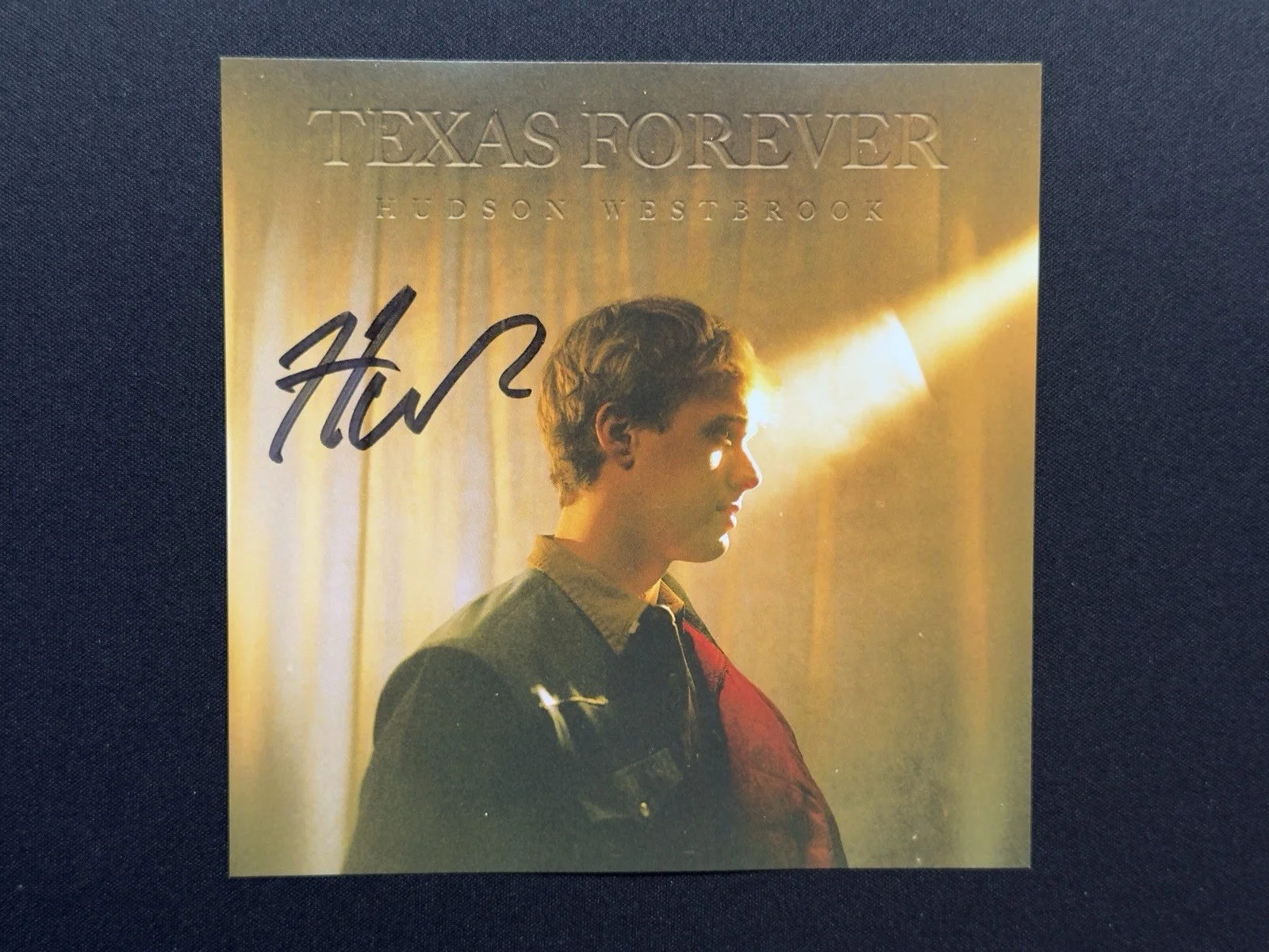 HUDSON WESTBROOK Signed Autographed CD insert Texas Forever with CD & case, image 4