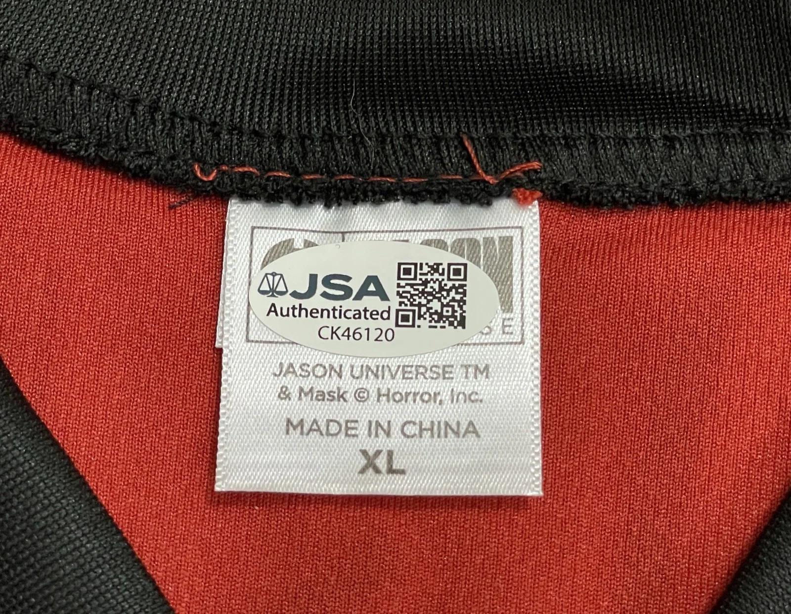 Schuyler White — Jason Voorhees Signed Jason Universe Jersey Schuyler White Friday the 13th JSA, image 3