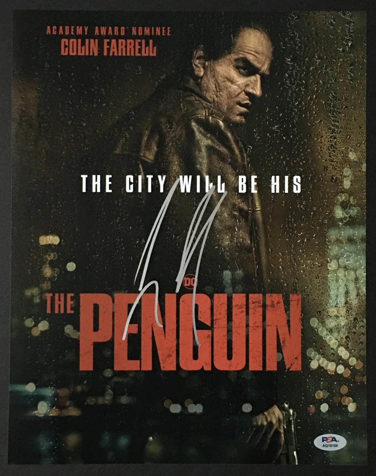 Colin Farrell — COLIN FARRELL SIGNED 11x14 PHOTO PSA DNA AUTOGRAPH THE PENGUIN BATMAN UNIVERSE