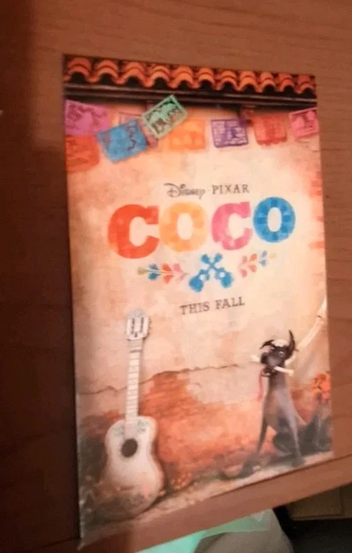 Modern Style Disney "Coco" 2017 Fine Art Premium Reproduction Postcard, image 2