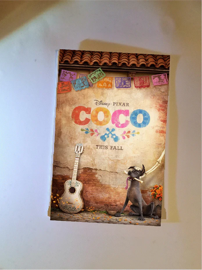 Modern Style Disney "Coco" 2017 Fine Art Premium Reproduction Postcard, image 4