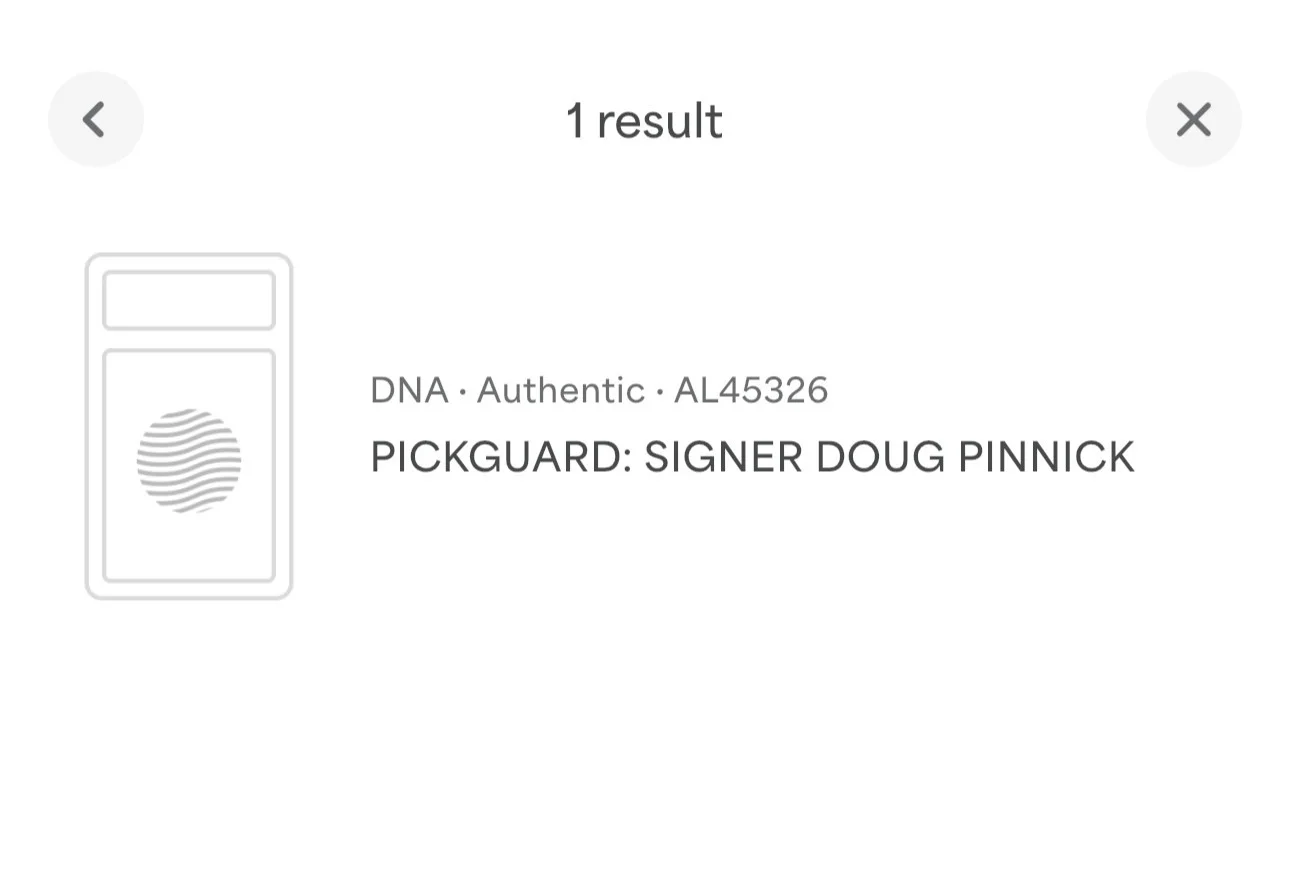 Doug Pinnick Signed King’s X Guitar Pickguard PSA Beckett, image 5