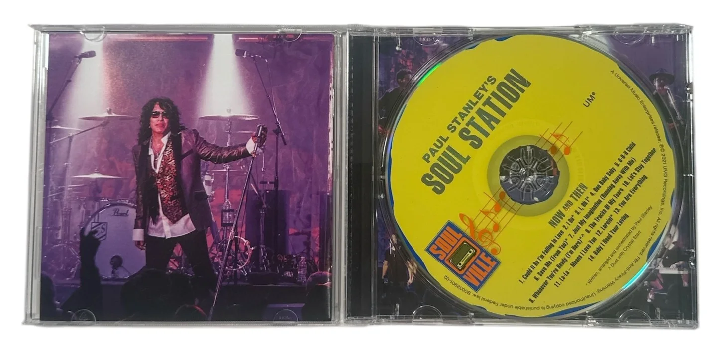 Paul Stanley Signed Soul Station CD Booklet JSA, image 5