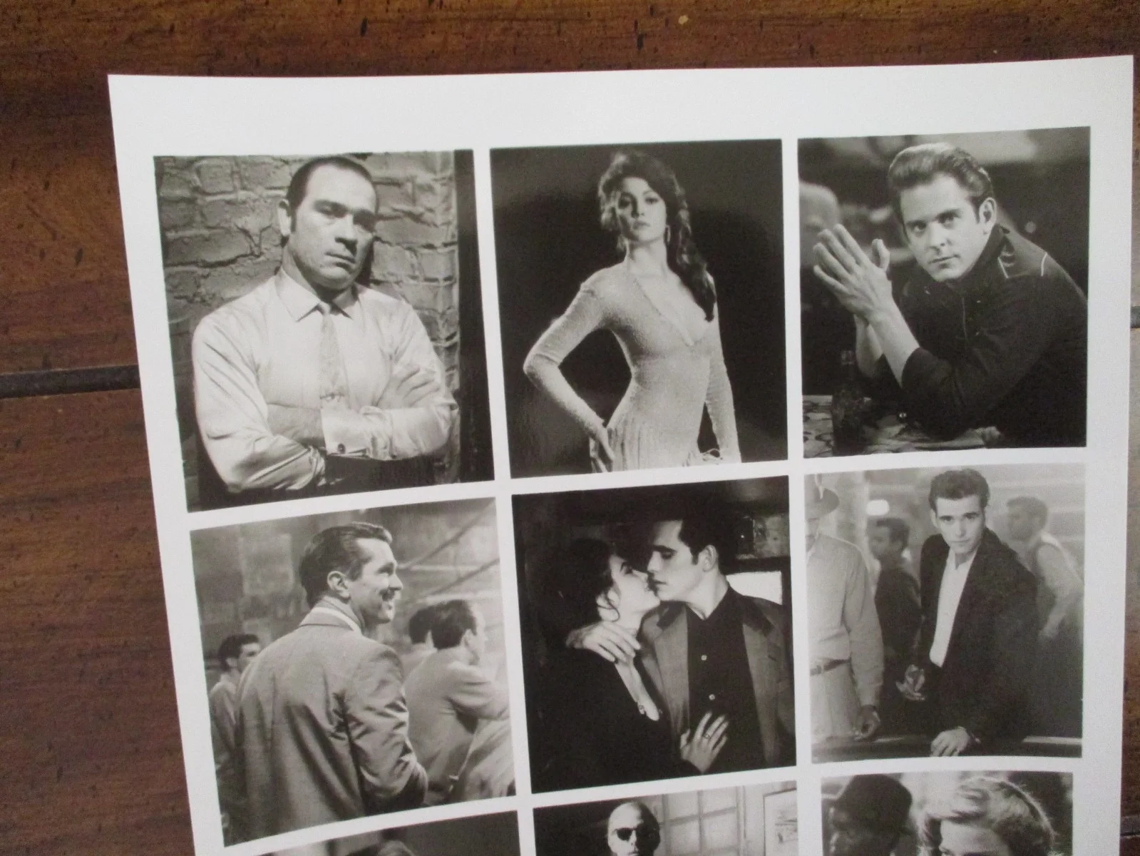 Diane Lane/Tommy Lee Jones/Matt Dillon ("THE BIG TOWN")8 x 10 1991 B&W Photo, изображение 2