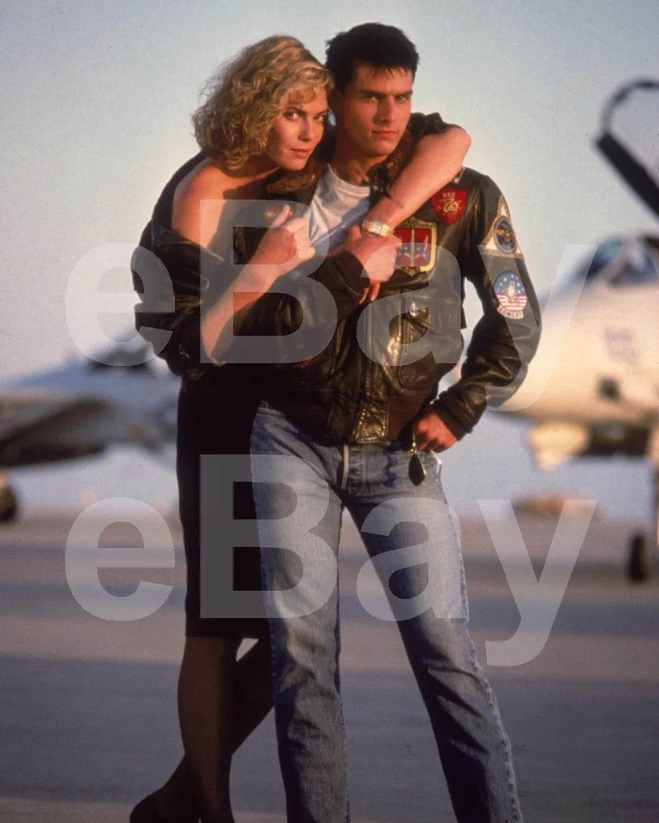 Top Gun (1986) Tom Cruise "Maverick", Kelly McGillis 16x12 Photo Poster Print, изображение 4