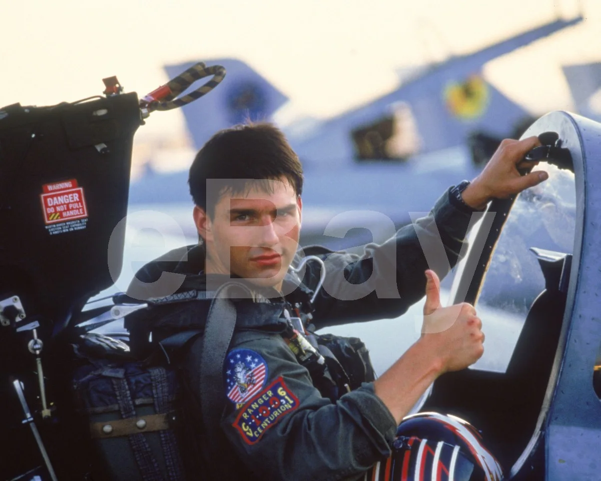 Top Gun (1986) Tom Cruise 16x12 Photo Poster Print, изображение 4