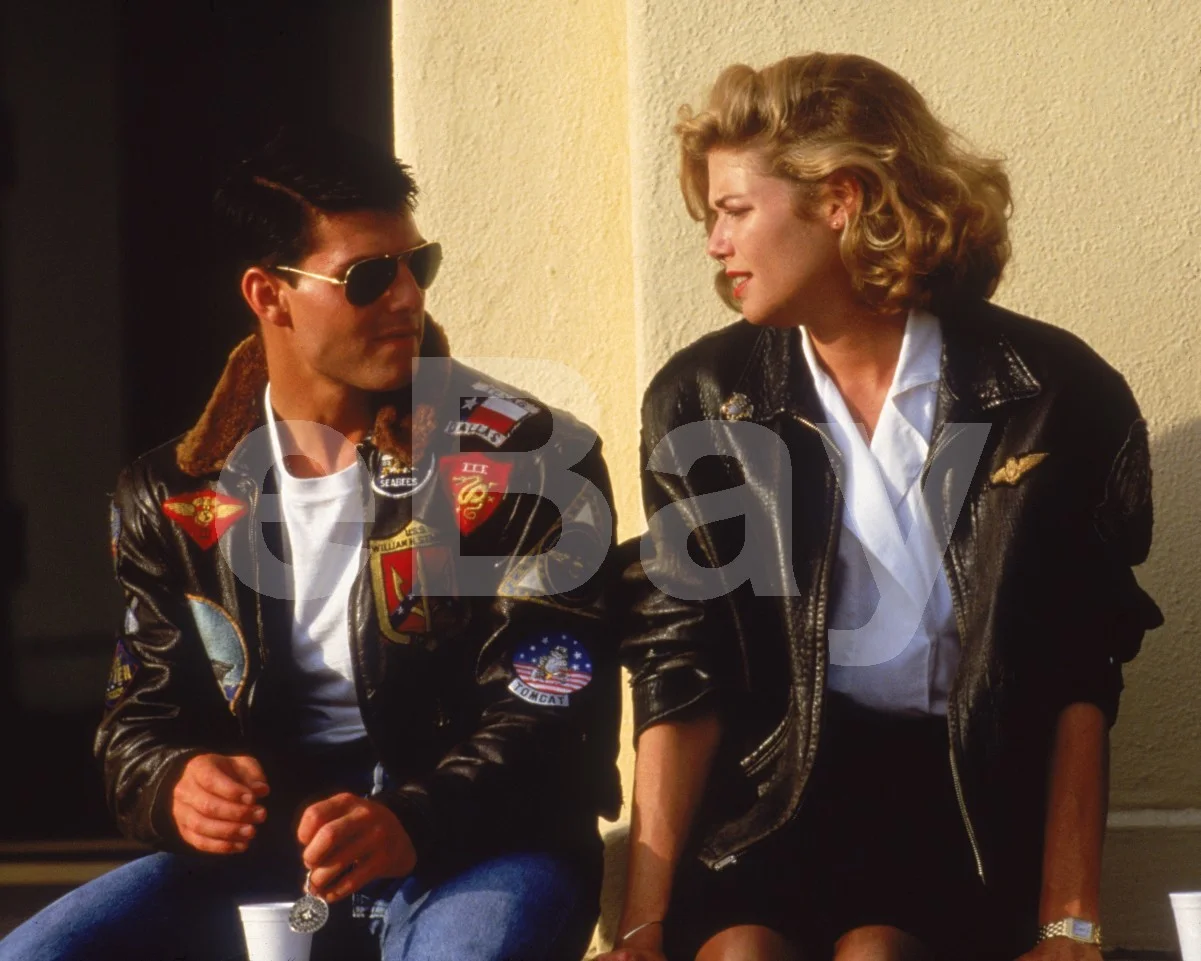 Top Gun (1986) Tom Cruise, Kelly McGillis 16x12 Photo Poster Print, изображение 4