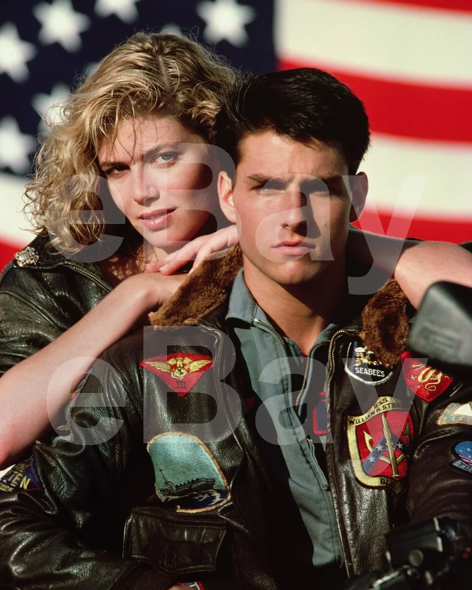 Top Gun (1986) Tom Cruise "Maverick", Kelly McGillis 16x12 Photo Poster Print, изображение 4